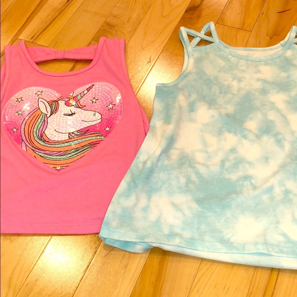 NWOT Bundle of two 2T Tank Tops